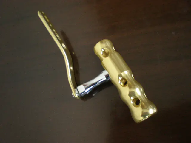 剛樹パワーハンドル110MM（カーブ）電動リール用ゴールド - 22,000円
