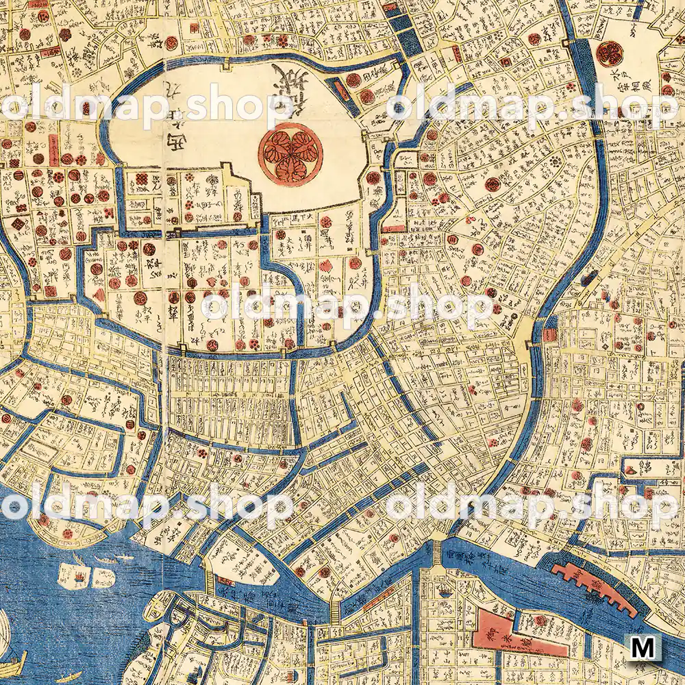 萬世御江戸絵図 嘉永2年(1849) – 江戸切絵図 – 古地図素材データの