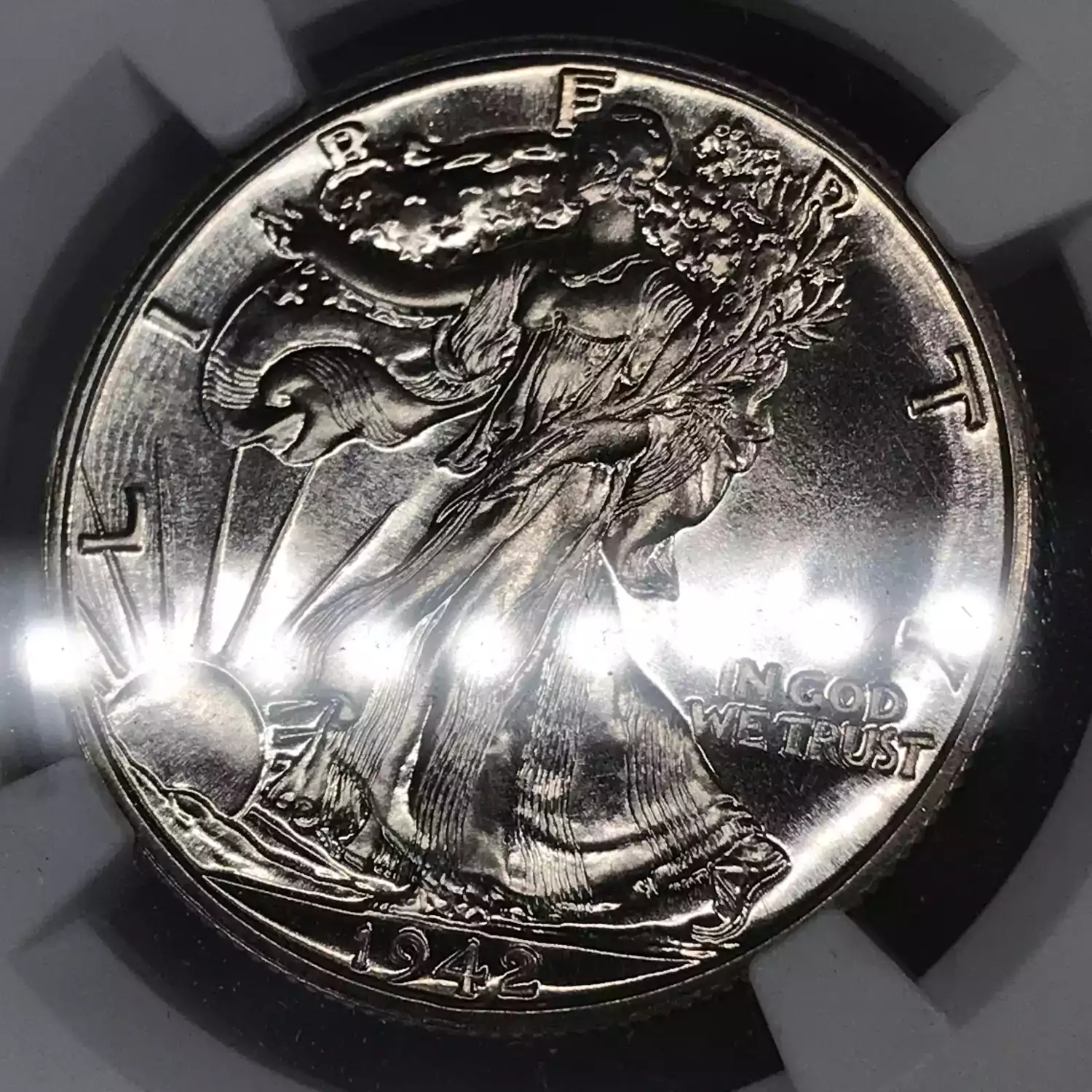 1942 Walking Liberty Half Dollar NGC PF-63 - Old Pueblo Coin