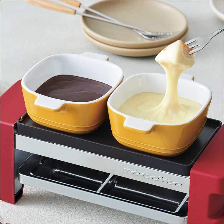 レコルト】ラクレット＆フォンデュメーカー メルト (※他商品とは同梱