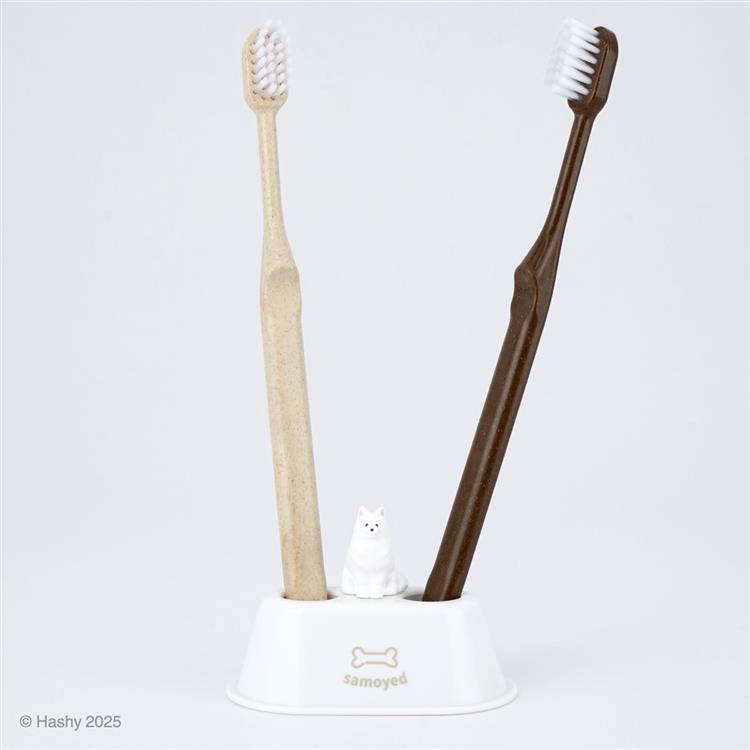 歯ブラシスタンドW サモエド: ホーム＆キッチン | ロフトネットストア
