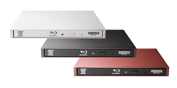 UHD BDドライブ搭載 USB3.2 Gen1ポータブルブルーレイドライブ 「LBD