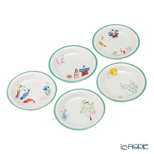 香蘭社 愉快な仲間 ピエロ カレー皿 スープ皿 小皿 銘々皿 合計8枚