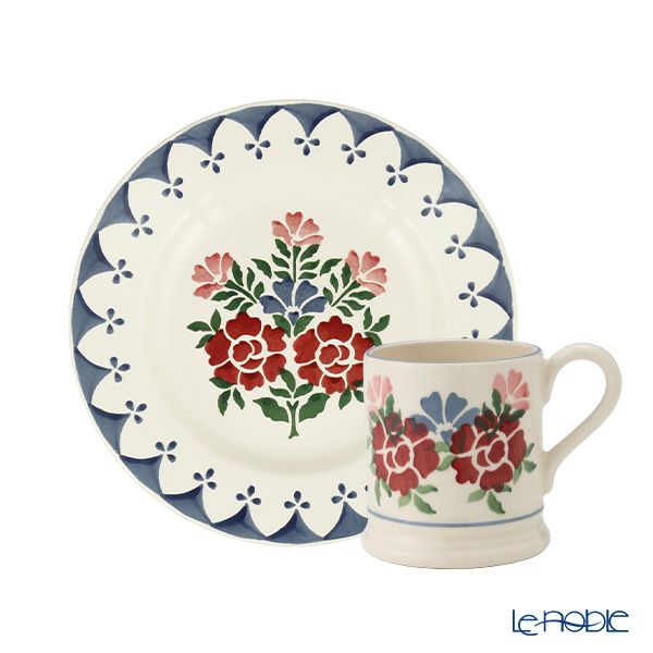 エマ・ブリッジウォーター アンティークローズ マグカップ＆ プレート