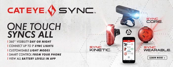 CatEye: SYNC Set Core & Kinetic Front & Rear Light Set