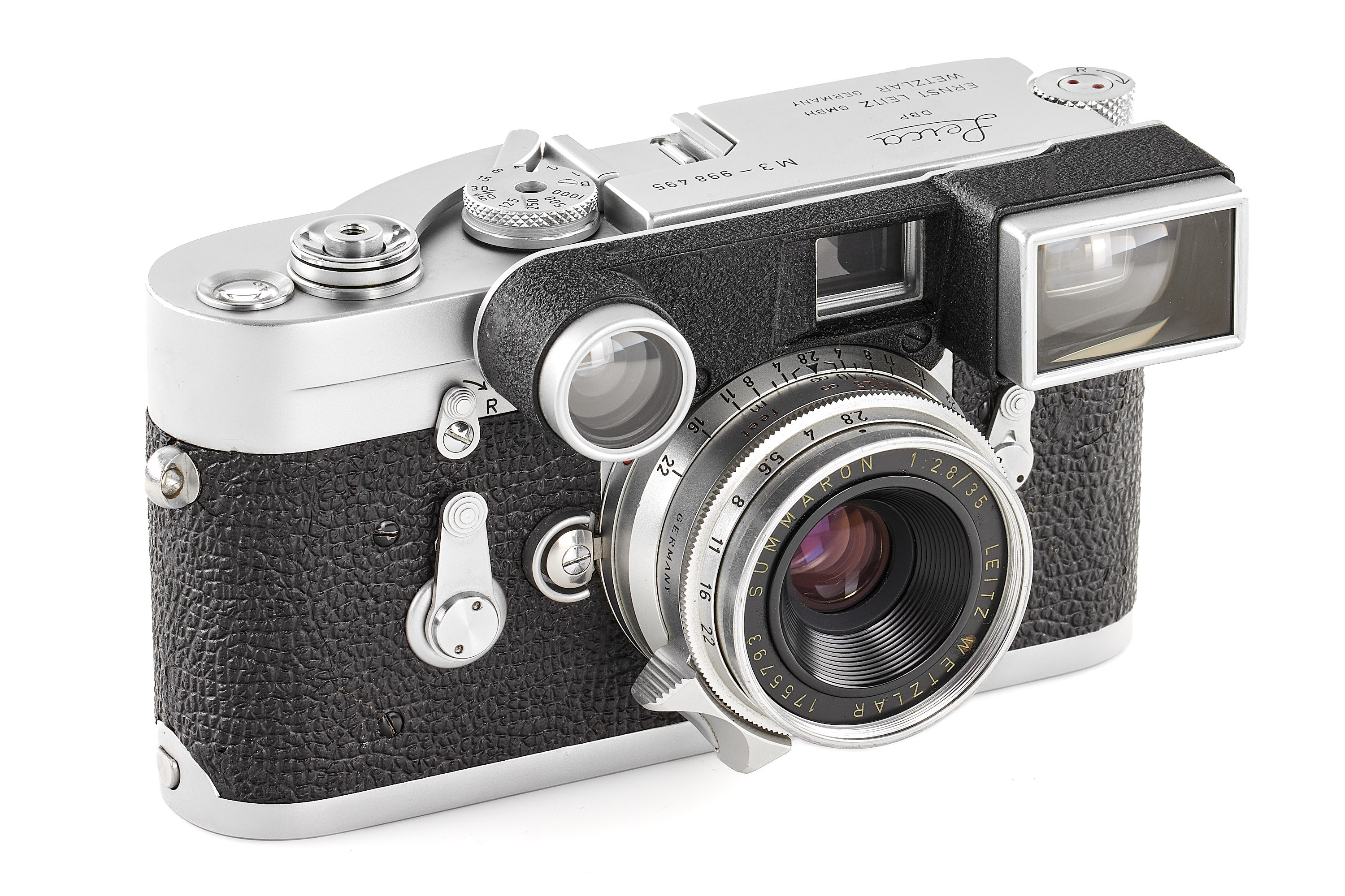 Leica M3 chrome with Summaron 2.8/35mm | A01395