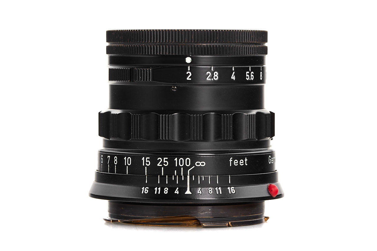 Summicron 2/50mm black paint / brass mount * | AI_20220621_1414_41501