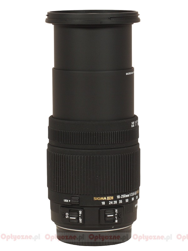Sigma 18-250 mm f/3.5-6.3 DC OS HSM - LensTip.com