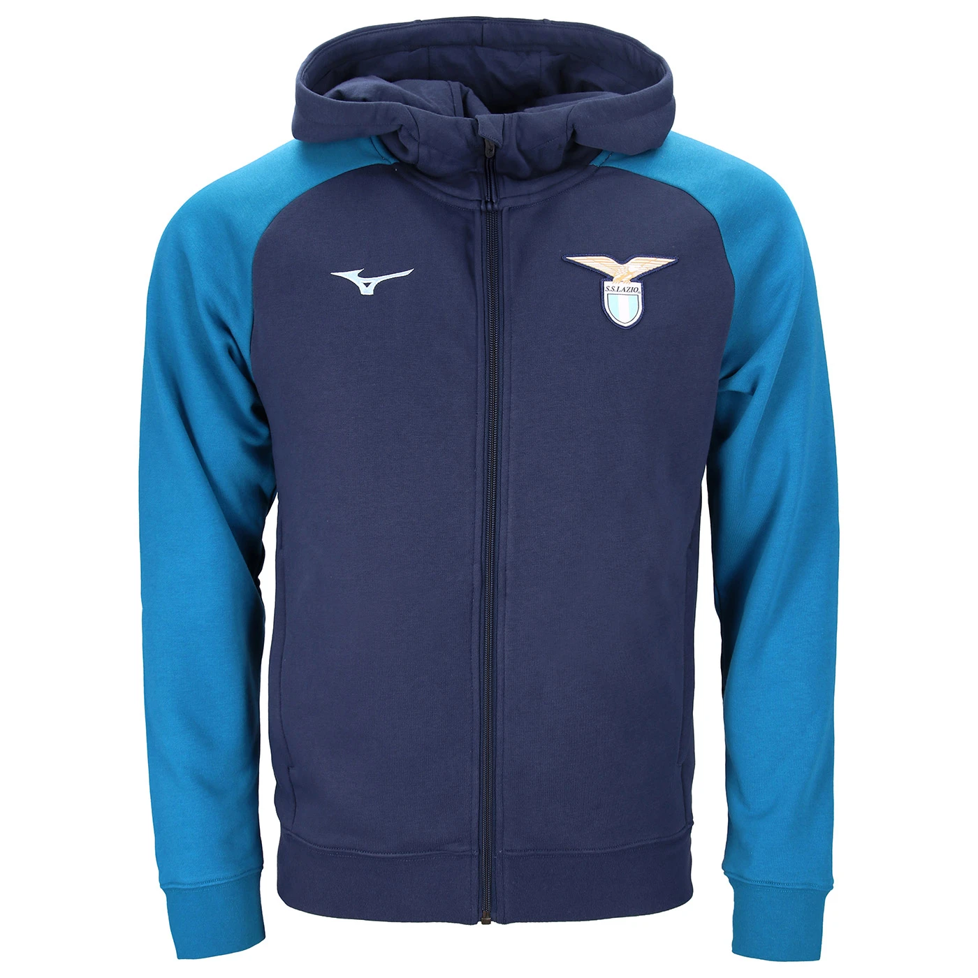 SS LAZIO NAVY PRESENTATION FZ HOODIE TRACKSUIT 2024/25 - KIDS