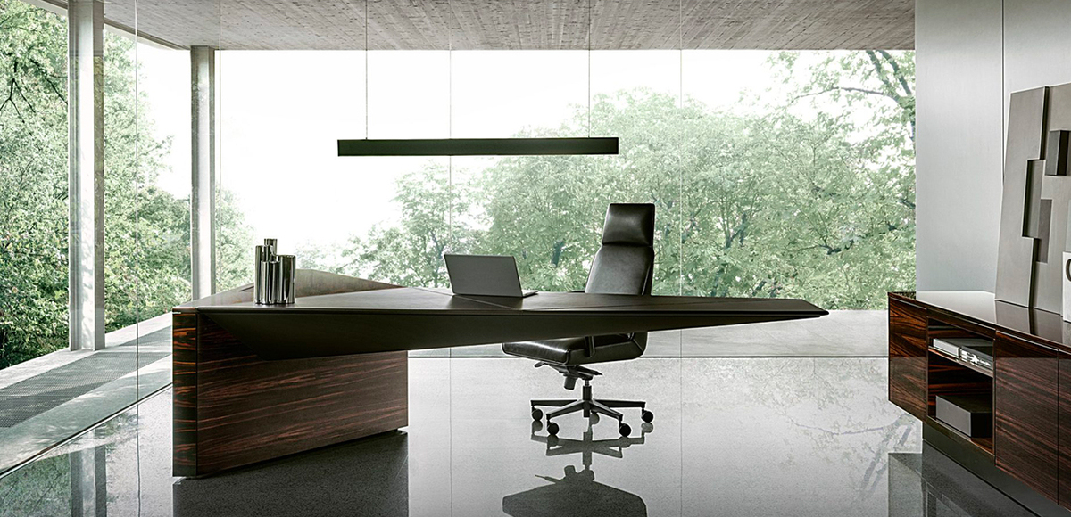 イタリア製 役員デスク | モダンで上質なオフィス家具 | La Mercanti