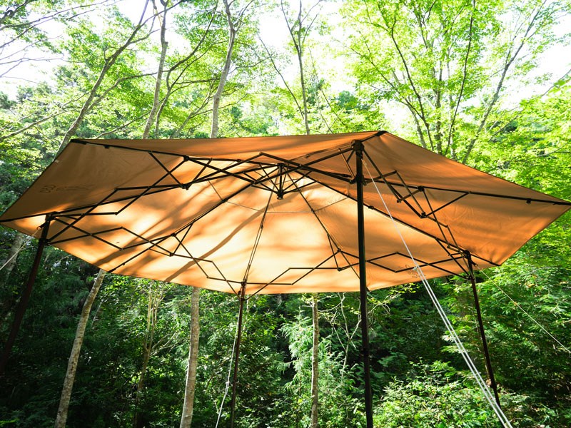 DODの“キノコシリーズ”にBIGアイテムが登場！「でかキノコタープ」は