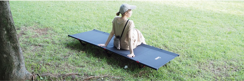 ドイツ発の頑丈且つ最軽量級のキャンプローコットがAmazonに続き楽天