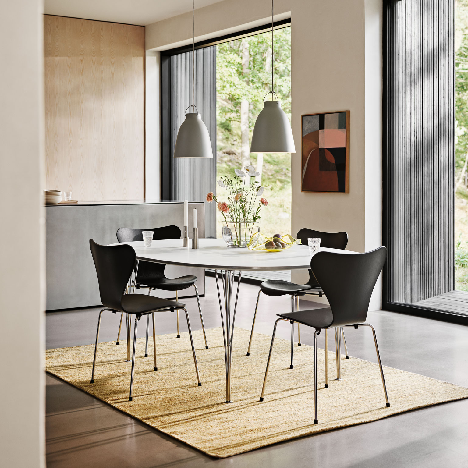 FRITZ HANSEN（フリッツ・ハンセン）セブンチェア アッシュブラック