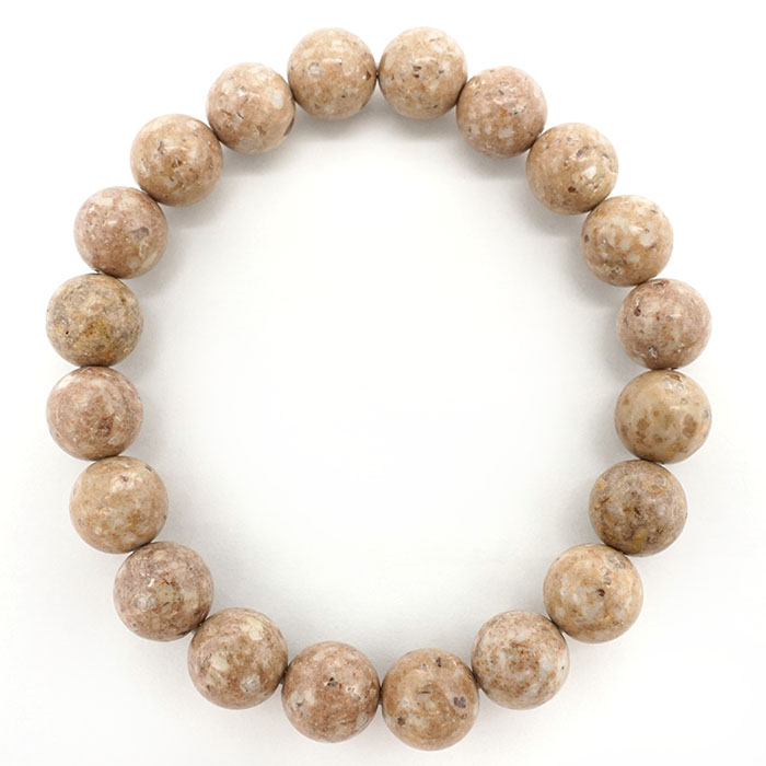姫川薬石ブレスレット 12mm新潟県糸魚川市産 側 茶色 天然ラジウム 日本銘石協会 正規代理店 火成岩 虎石 治療 ラジウム トリウム<br>