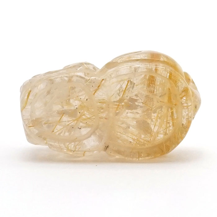 ルチル貔貅 一点物 楽天市場】ルチルクォーツ 貔貅 ヒキュウ デザインブレスレット 【一点