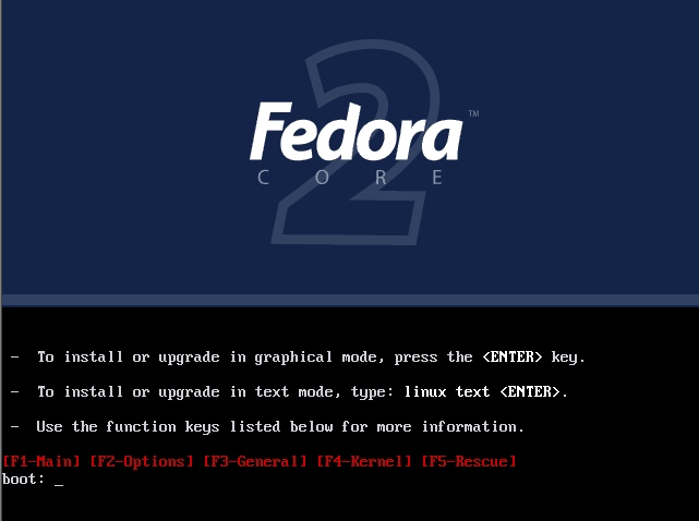 Fedora Core 2