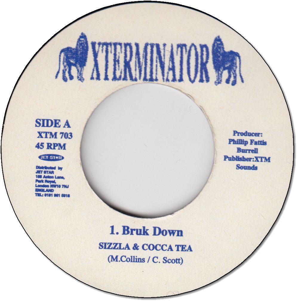BRUK DOWN (VG+) / READY GHETTO YOUTH (VG+) | LION MUSIC DEN