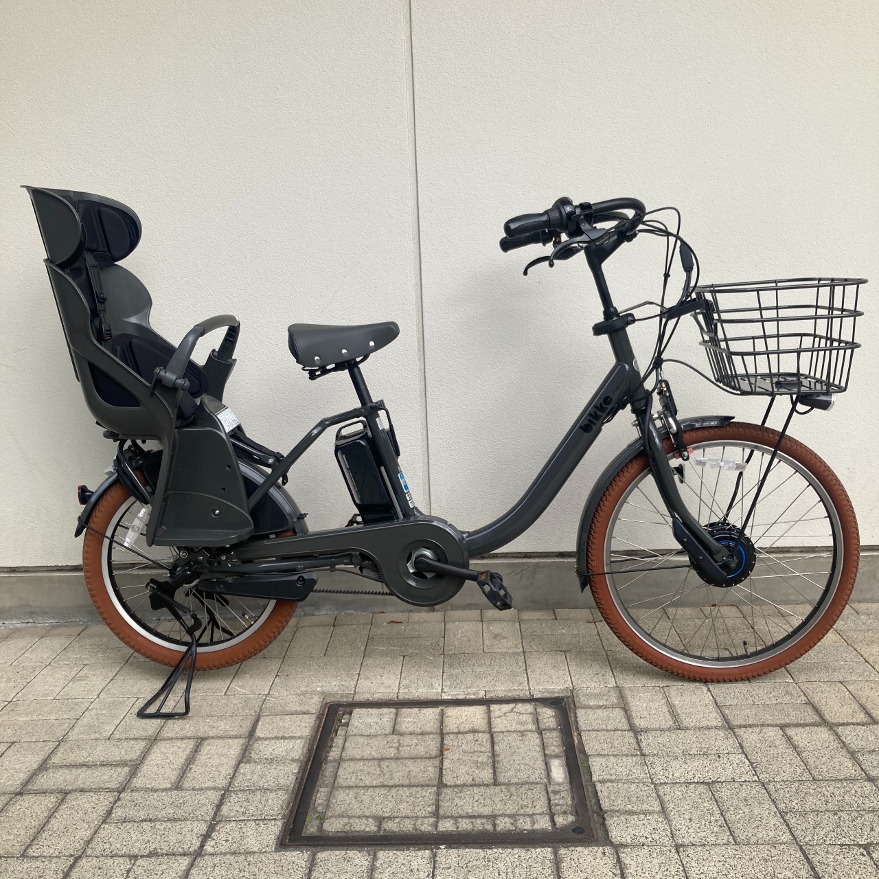 江東区 直接引き取り チャイルドシート付き電動アシスト自転車 ビッケ
