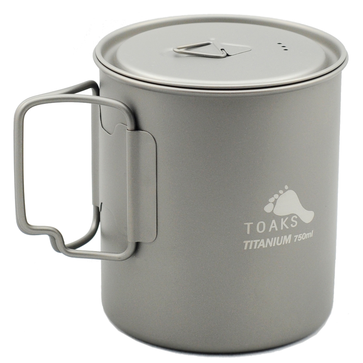 チタンポット 750ml(蓋付き) POT-750 アウトドアとキャンプの専門店