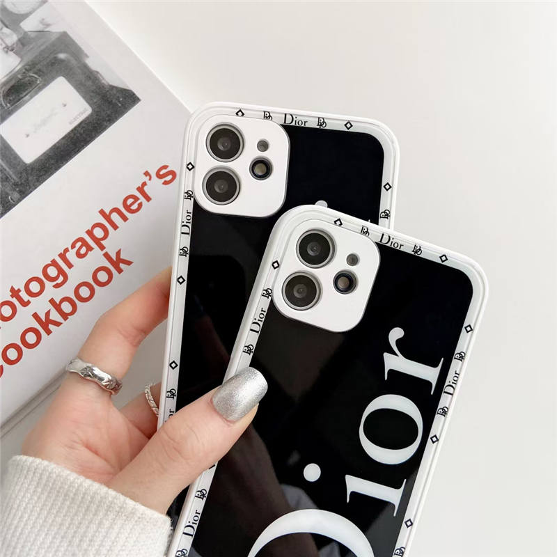 dior スマホケース iphone15/15pro ガラスケース iphone14pro max/13