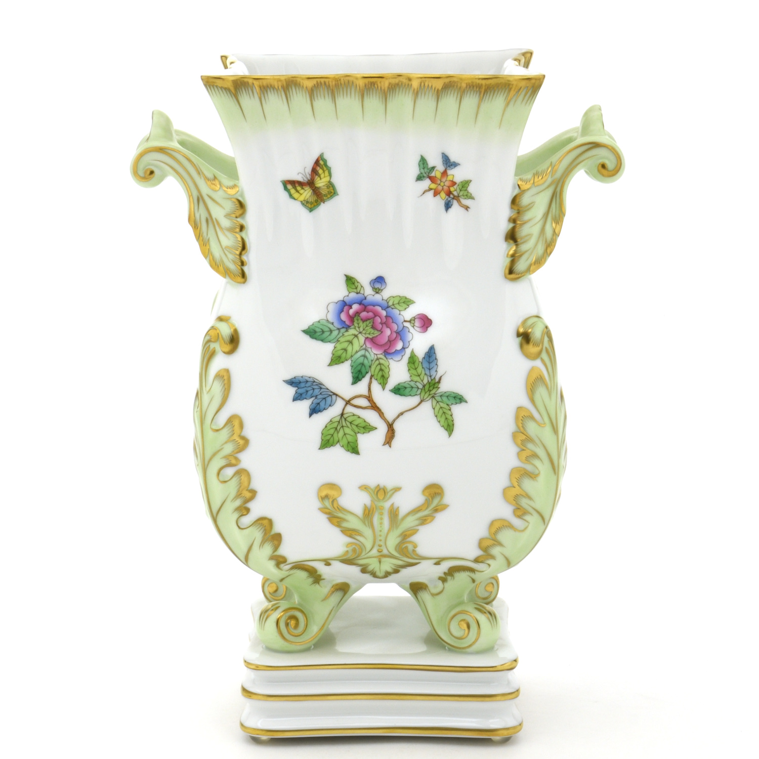 ヘレンド(Herend) ファンシーベース ヴィクトリアブーケ装飾