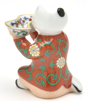 ヘレンド(Herend) 人形 置物 お給仕マンダリン(S) 西安の赤(05653/G