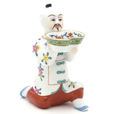 ヘレンド(Herend) 人形 置物 お給仕マンダリン(L)(C-05651) フィギュ