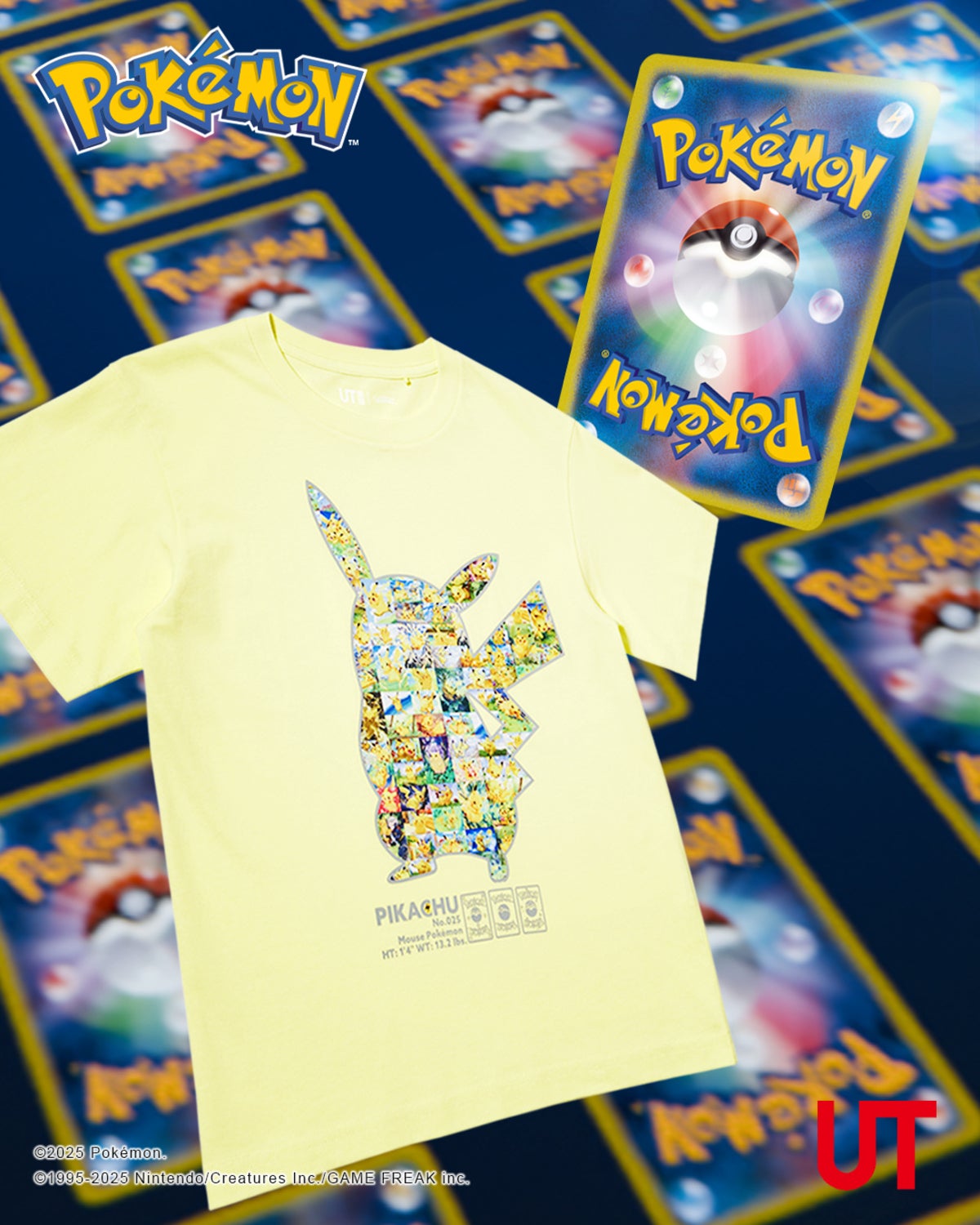 ポケモンカードがTシャツに!?「UT」と「ポケモン」のコラボウェアは