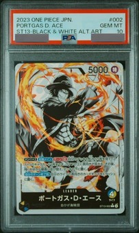 PSA10鑑定済】ポートガス・D・エース【L】《多色》 パラレル版ST13-002