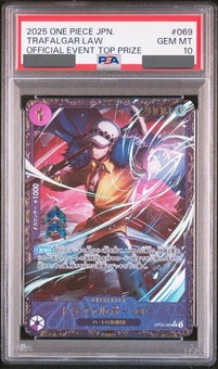 PSA10鑑定済】トラファルガー・ロー【プロモ】《紫》ForJapan フラッグ