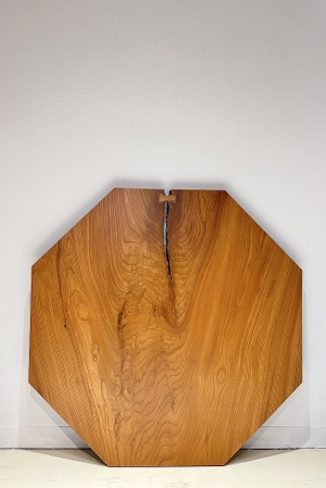 天然木 東京 新宿 東五軒町展示 欅（けやき）材 一枚板 テーブル天板