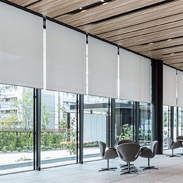 電動大型タコスII タチカワブラインド｜ロールスクリーン（ロール