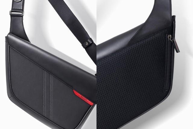 クロスボディバッグ BLACK/RED