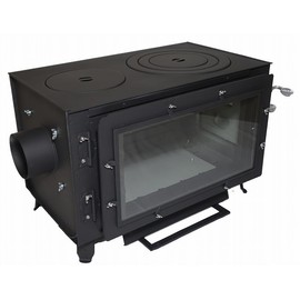 アウトドア専用ステンレス煙突 径106⇒径80 異径レジューサー