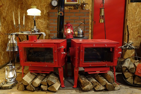 ロマンチカル薪ストーブ煙突上出し 商品詳細│薪ストーブの新保製作所