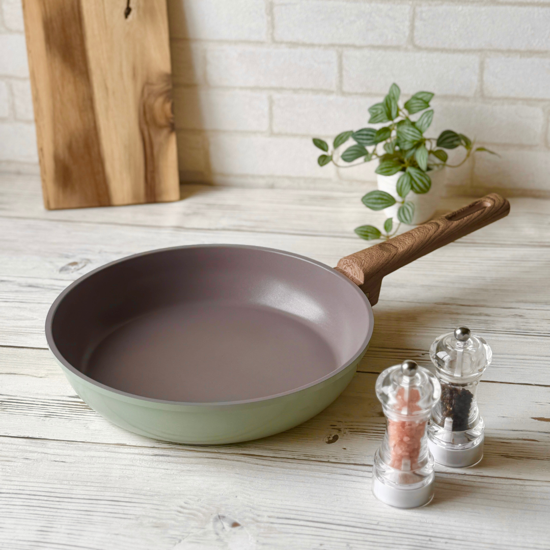 フライパン｜ディープパン｜gelsomino フライパンセット｜くすみ