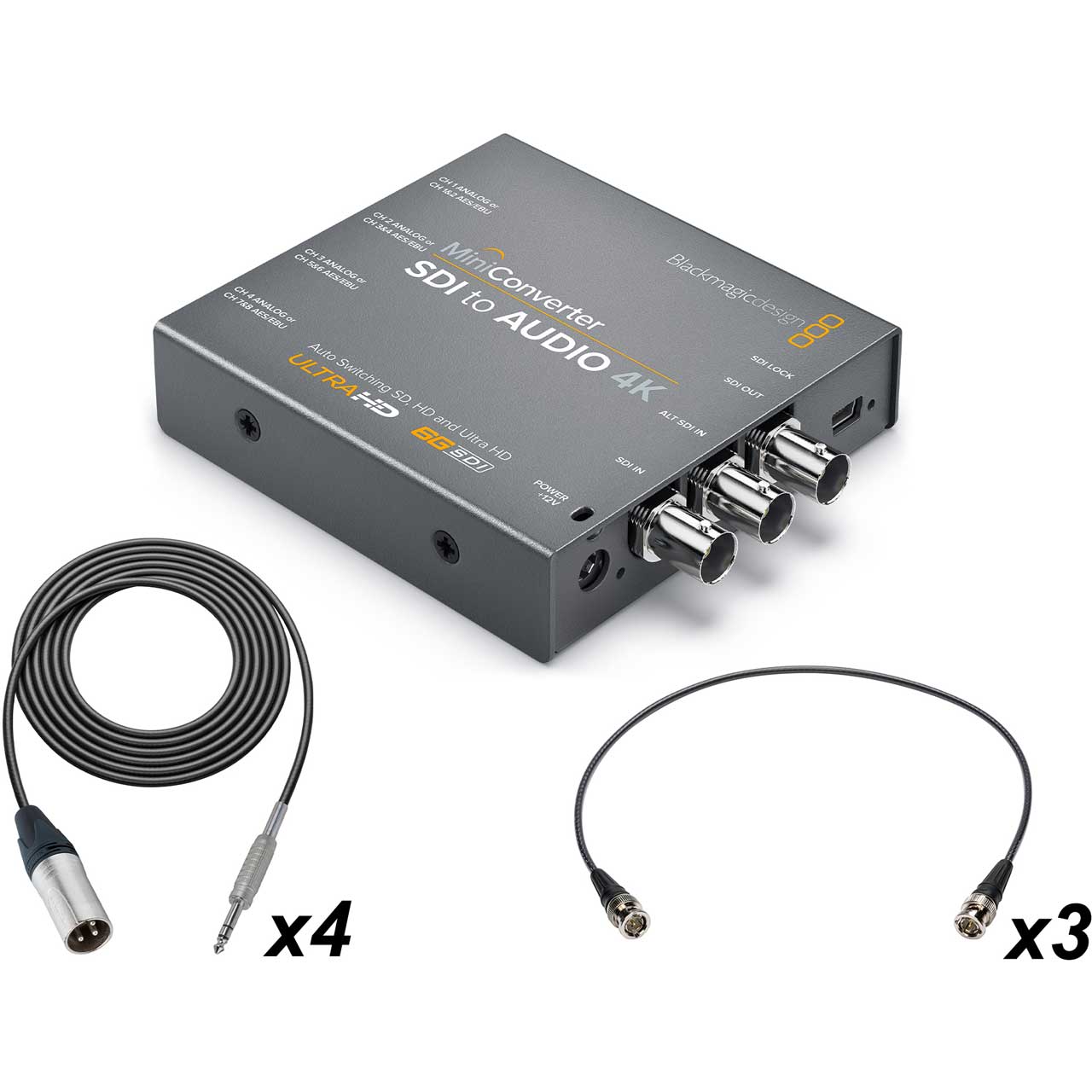 Blackmagic Design SDI to Audio 4K De-embedder Mini Converter Kit