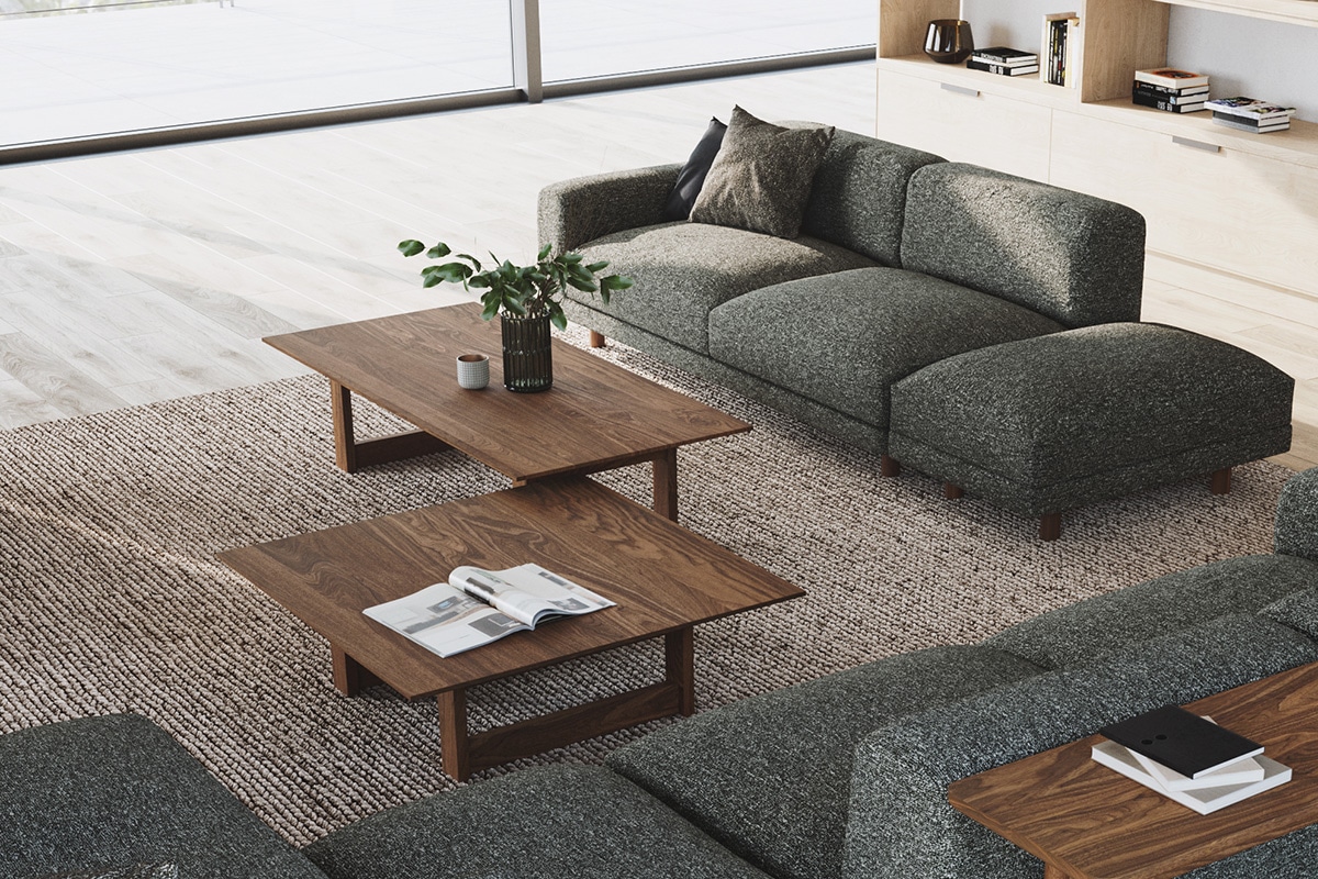 YU UT3 LIVING TABLE(幅90cm 奥行65cm 高さ30cm)の通販 / マスターウォール