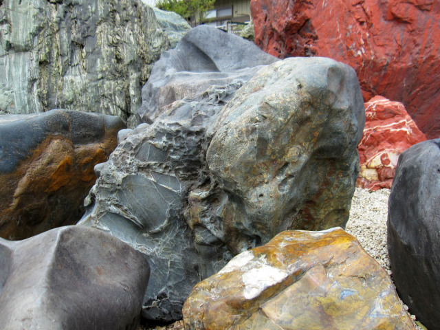 天然石 景石 姿石 78cm 庭石 飾り石 自然石 抽象 凹凸 影石 和風 日本