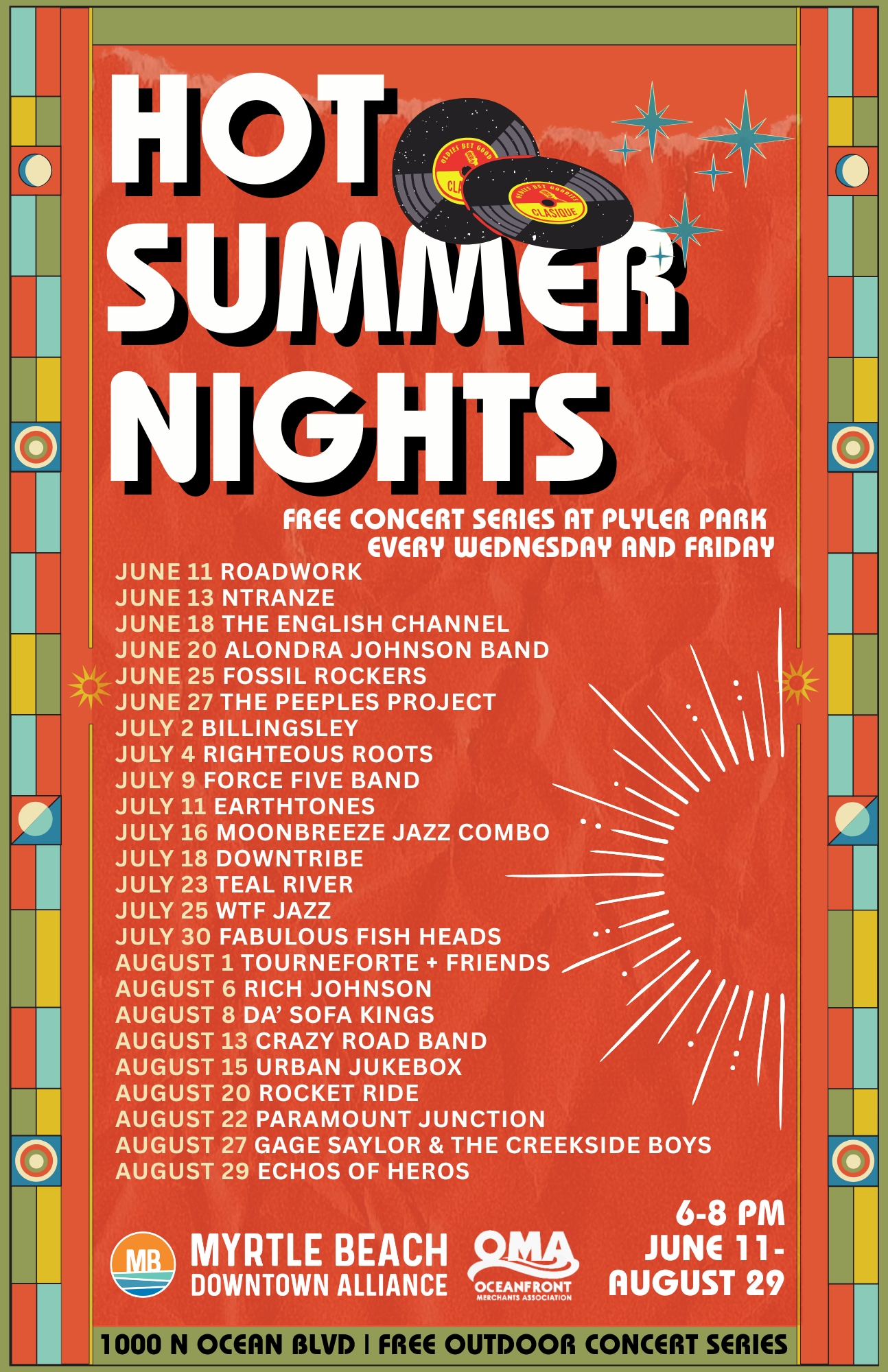 Hot Summer Nights - Live Music - Myrtle Beach Downtown Alliance