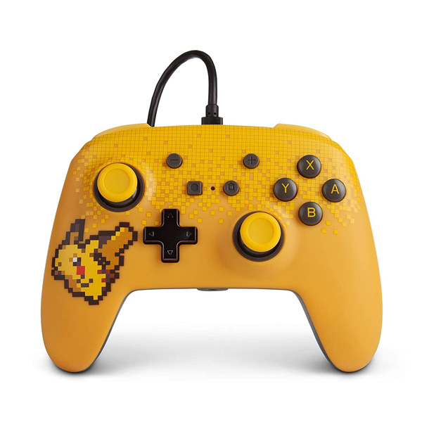 PowerA ／ Pixel Pikachu ／ ピクセル ピカチュウ ／ 有線 Switch USB
