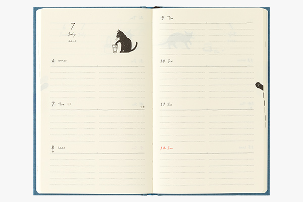 2026年版手帳｜【ブックスタイルダイアリー】 B6変形判 マンスリー