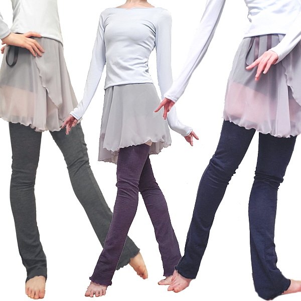 バレエ レッグウォーマー ロング丈 ニット 日本製 【 ミニヨン ハイ