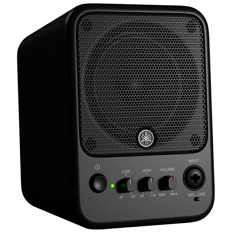 ヤマハ MS101-4 x2 パワードスピーカー マイク入力(XLR)も搭載した
