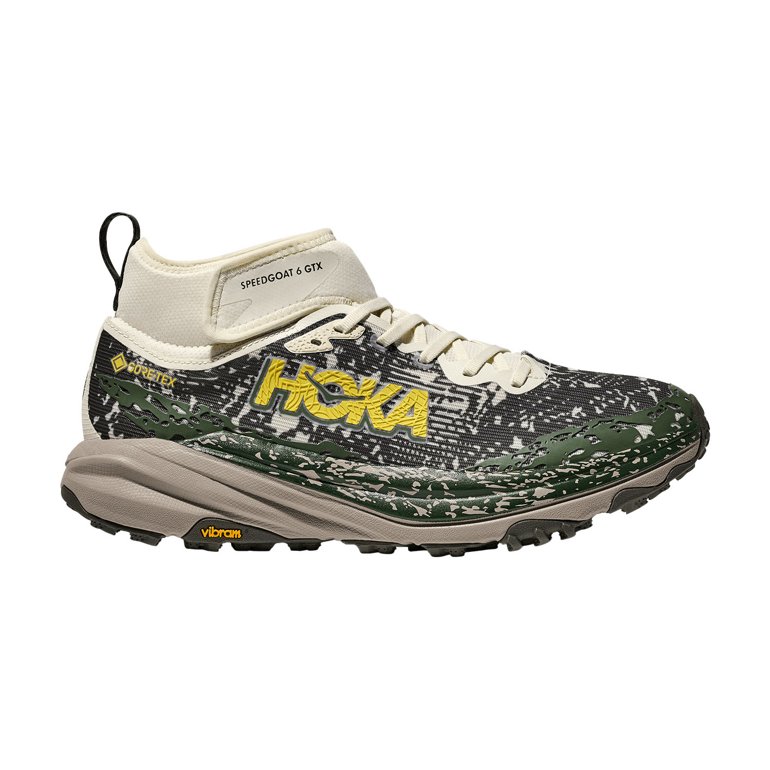 Hoka Speedgoat 6 Mid GTX Men's Outdoor Shoes Truffle Salt/Cement
