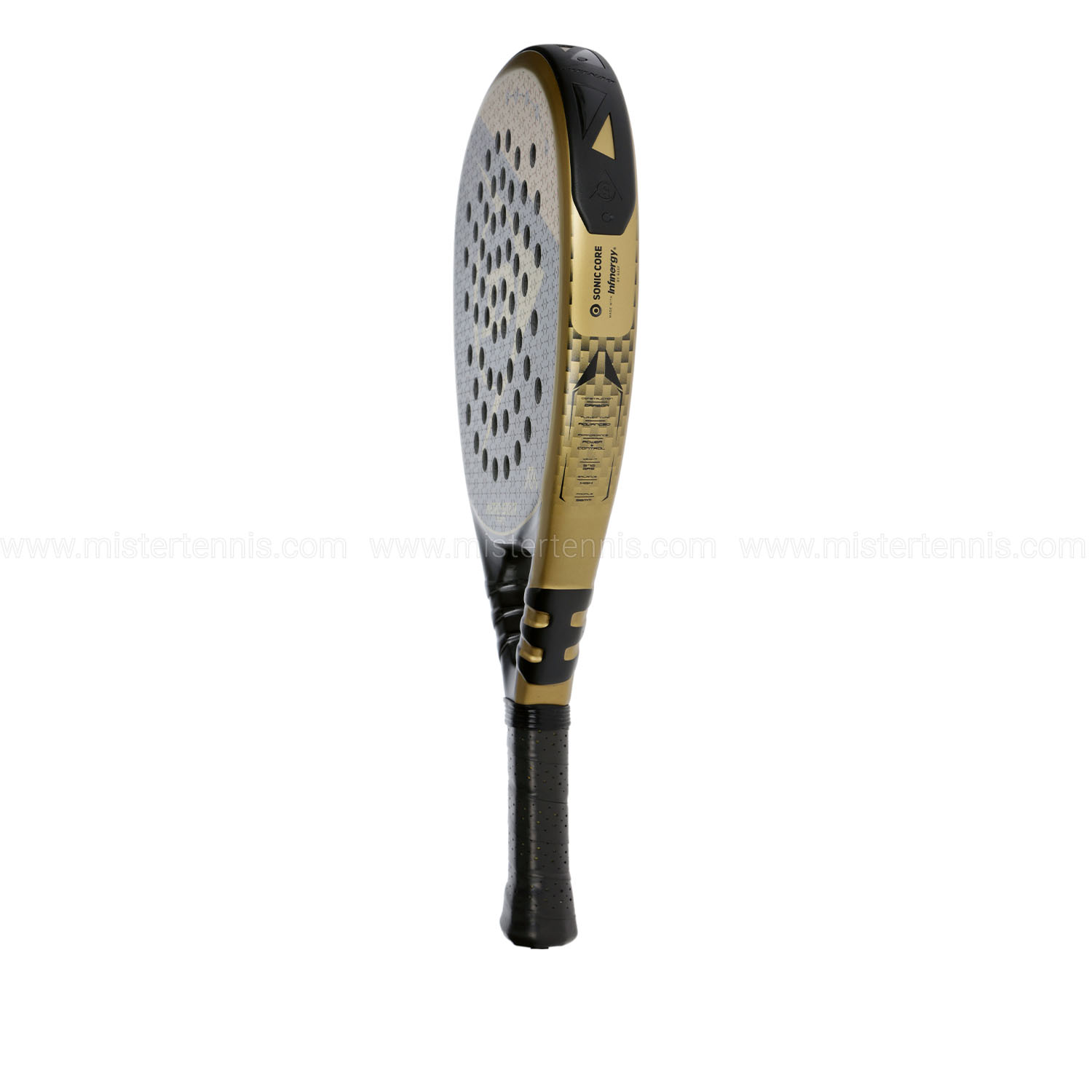 Dunlop Aero-Star Pro Padel Racket - Black/Gold
