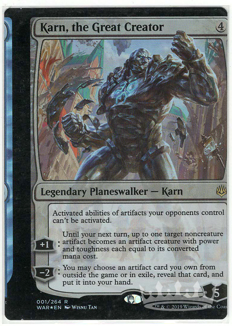Karn, the Great Creator (Foil NFC Miscut) – MTGKingpin