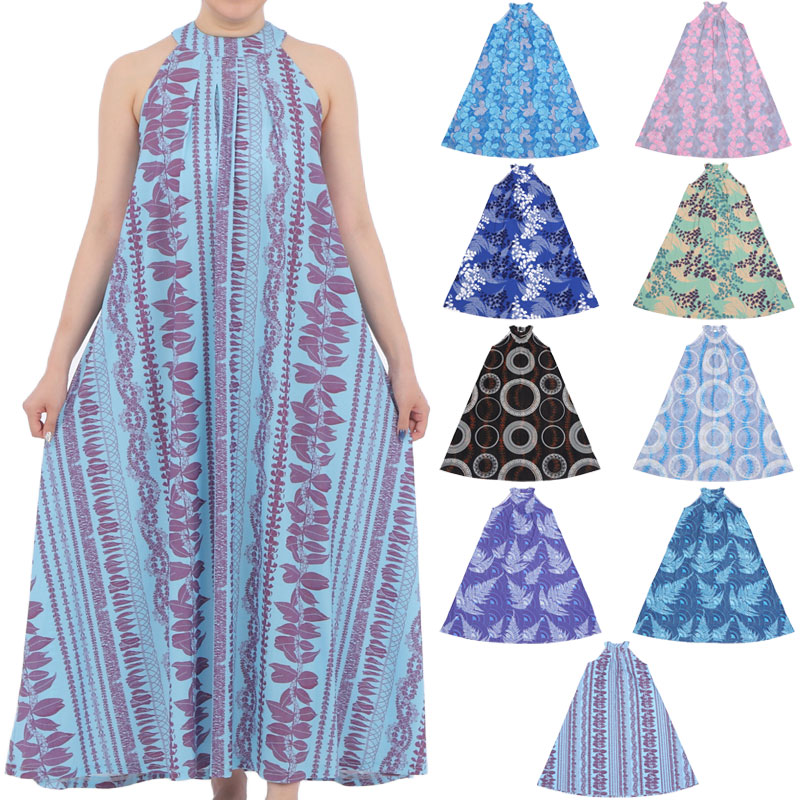 フラダンス ワンピース リゾート フラドレス ステージ衣装 ラウンド