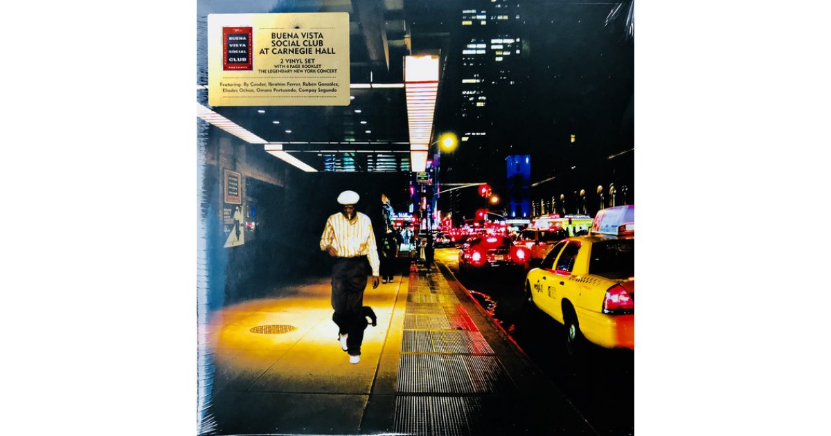 At Carnegie Hall, Buena Vista Social Club – 2 x LP – Music Mania