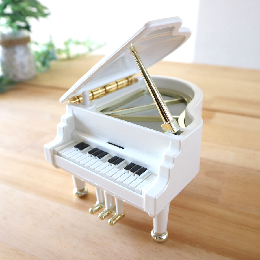 18弁】ミニピアノ オルゴール 小さい かわいい ピアノ型 ｜株式会社